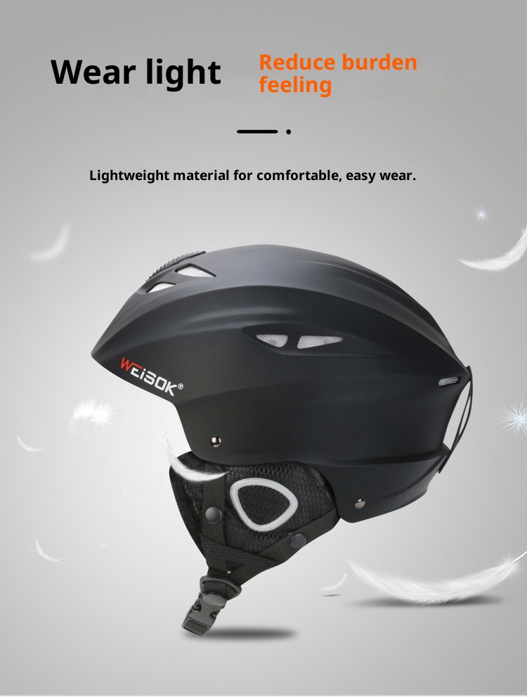 001 Professionelle Skiausrüstung für Damen und Herren, integrierter Skihelm für Erwachsene und Kinder, inklusive Snowboard und Skibrille_voghion.com