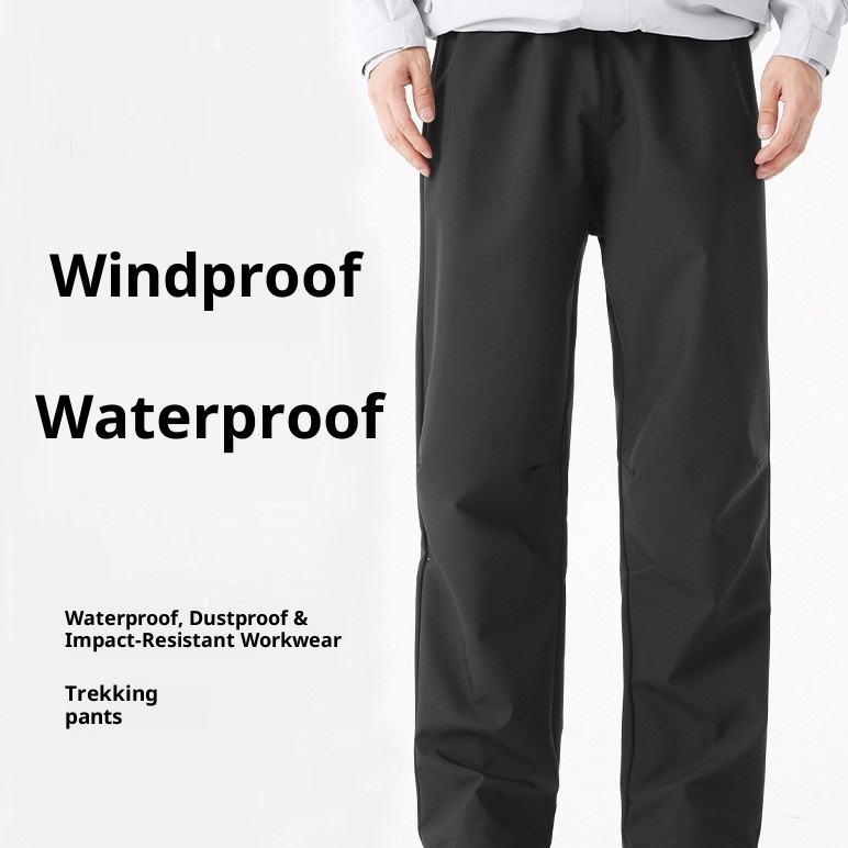 001 Summer Thin Soft Shell Tactical Paratrooper Hiking Long Outdoor Work Waterproof Windproof Pants_voghion.com