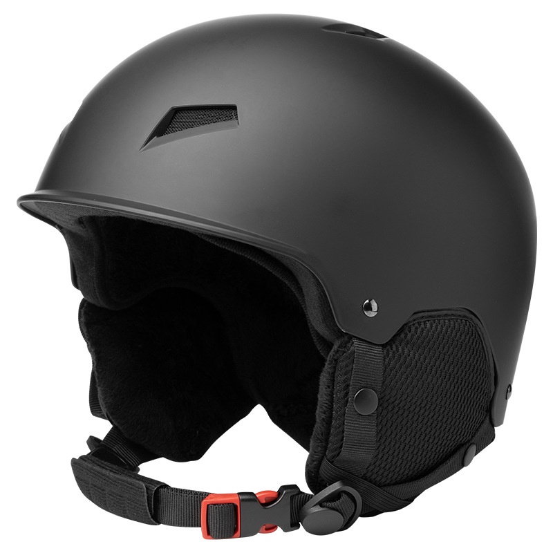 001 Neuer winddichter Skihelm mit Ohrenschutz, warm, für Erwachsene, Unisex, Snowboard- und Fahrradhelm, Winterhelm_voghion.com