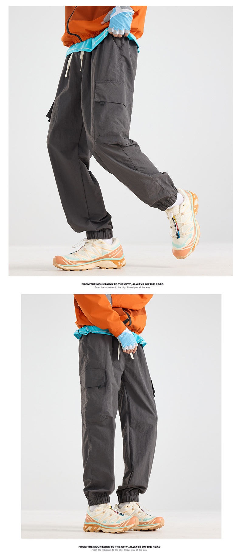 001 Kurtka softshellowa męska w stylu górskim, wiatroodporna, wodoodporna, taktyczna, duża kieszeń, damska, uniwersalna, luźna, swobodna, cargo_voghion.com