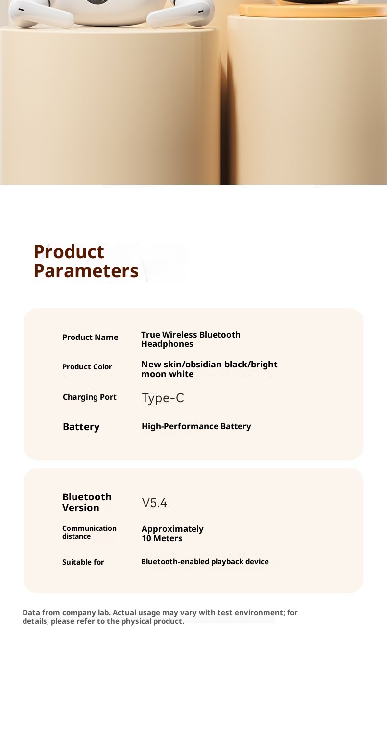 3c Domestic E-commerce 2025 New In-ear Wireless Sports Noise-cancelling Bluetooth Earphones High Sound Quality_voghion.com