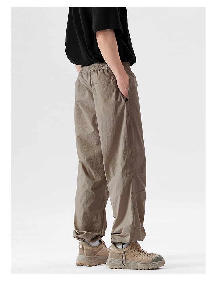 001 Summer Thin Soft Shell Tactical Paratrooper Hiking Long Outdoor Work Waterproof Windproof Pants_voghion.com