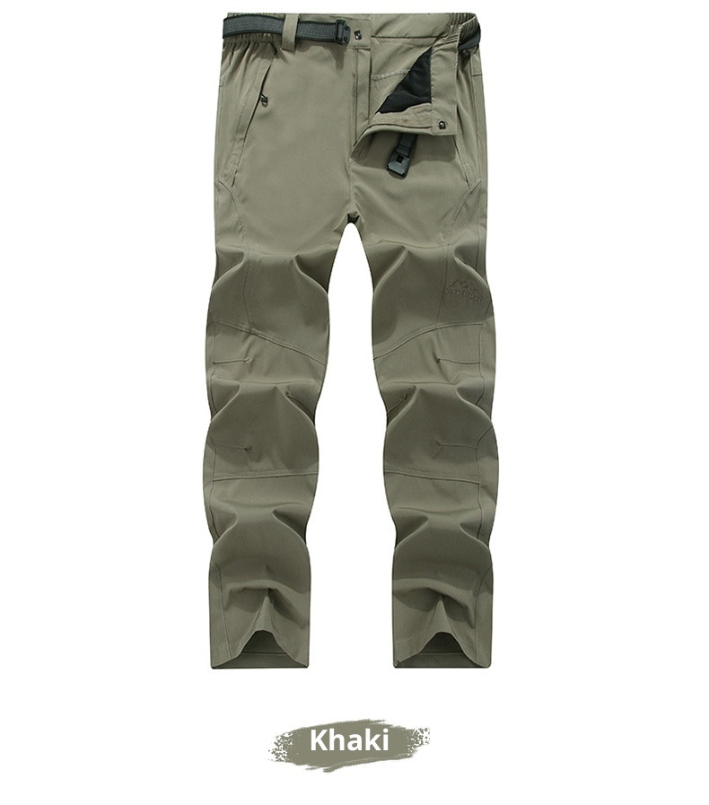 001 Summer Outdoor Men's Quick-Dry Lightweight Breathable Hiking Factory Direct Cross-Border Waterproof Multi-Pocket Pants_voghion.com