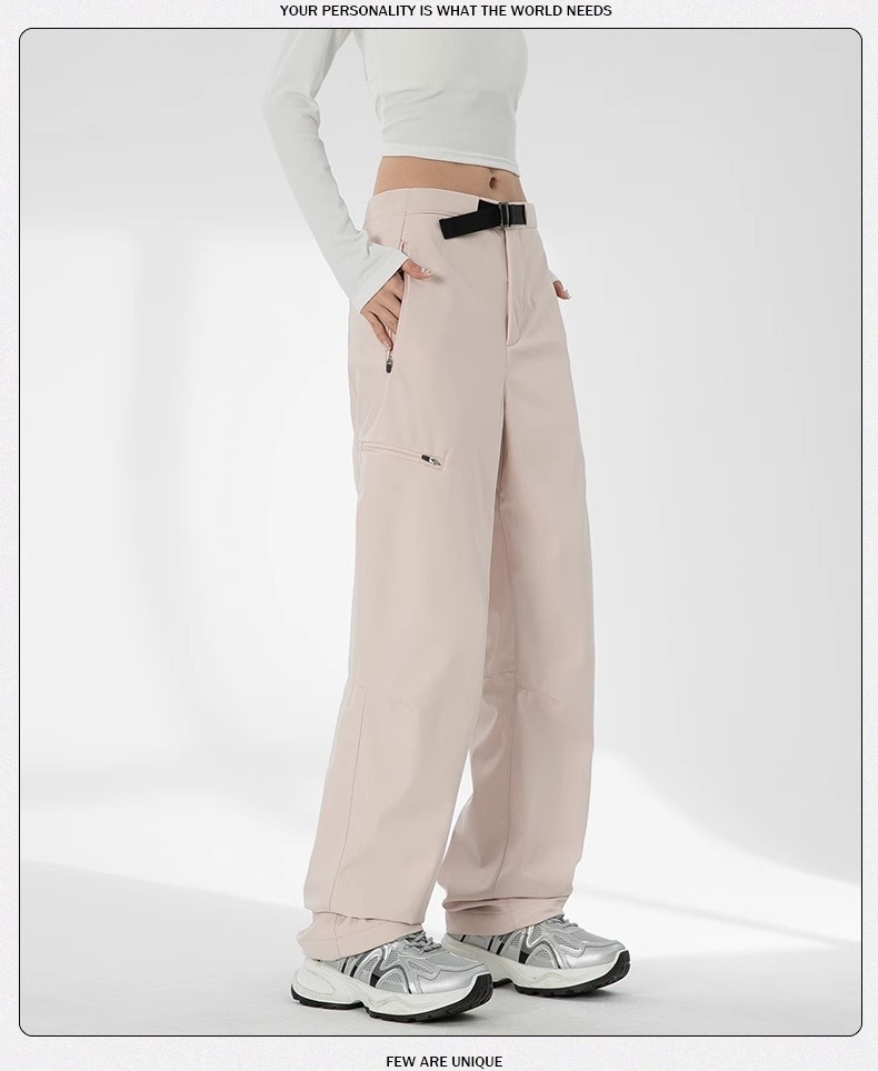 001 Calças de Trabalho Casuais Femininas Woodpecker Workwear, Novas para o Verão, Resistentes ao Vento e Impermeáveis, para Caminhadas, para Homens de Baixa Estatura_voghion.com