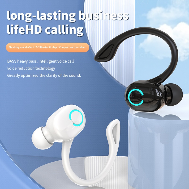 3c Hot-selling W6 Bluetooth Single Ear Hook Wireless Sports Earphone Cross-border Wholesale_voghion.com