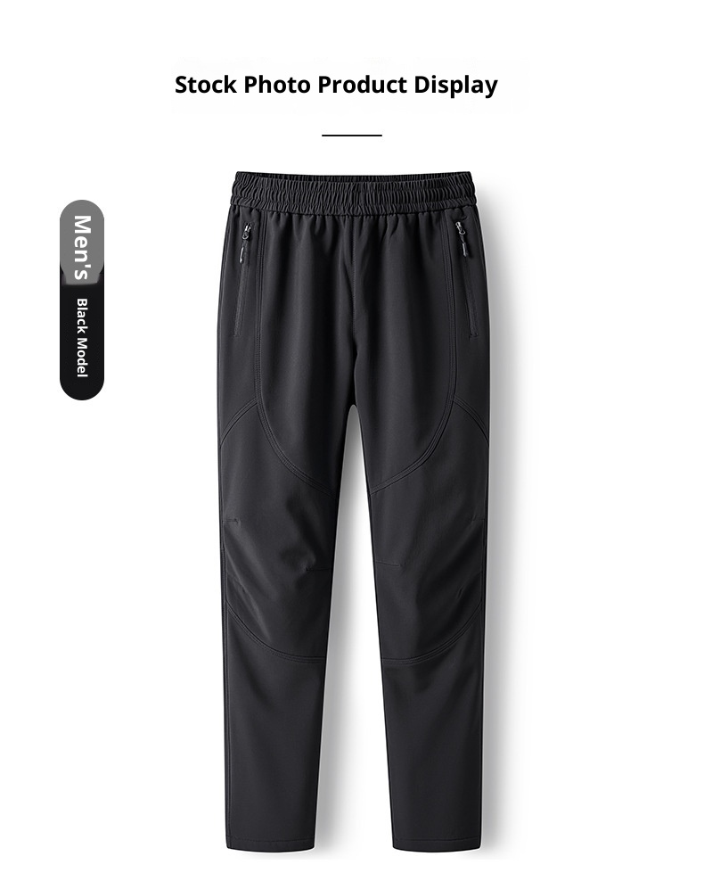 Calças compridas femininas grossas e quentes para atividades ao ar livre, com aquecimento de grafeno, ideais para o inverno. Tamanhos grandes para homens. Forro de lã impermeável._voghion.com