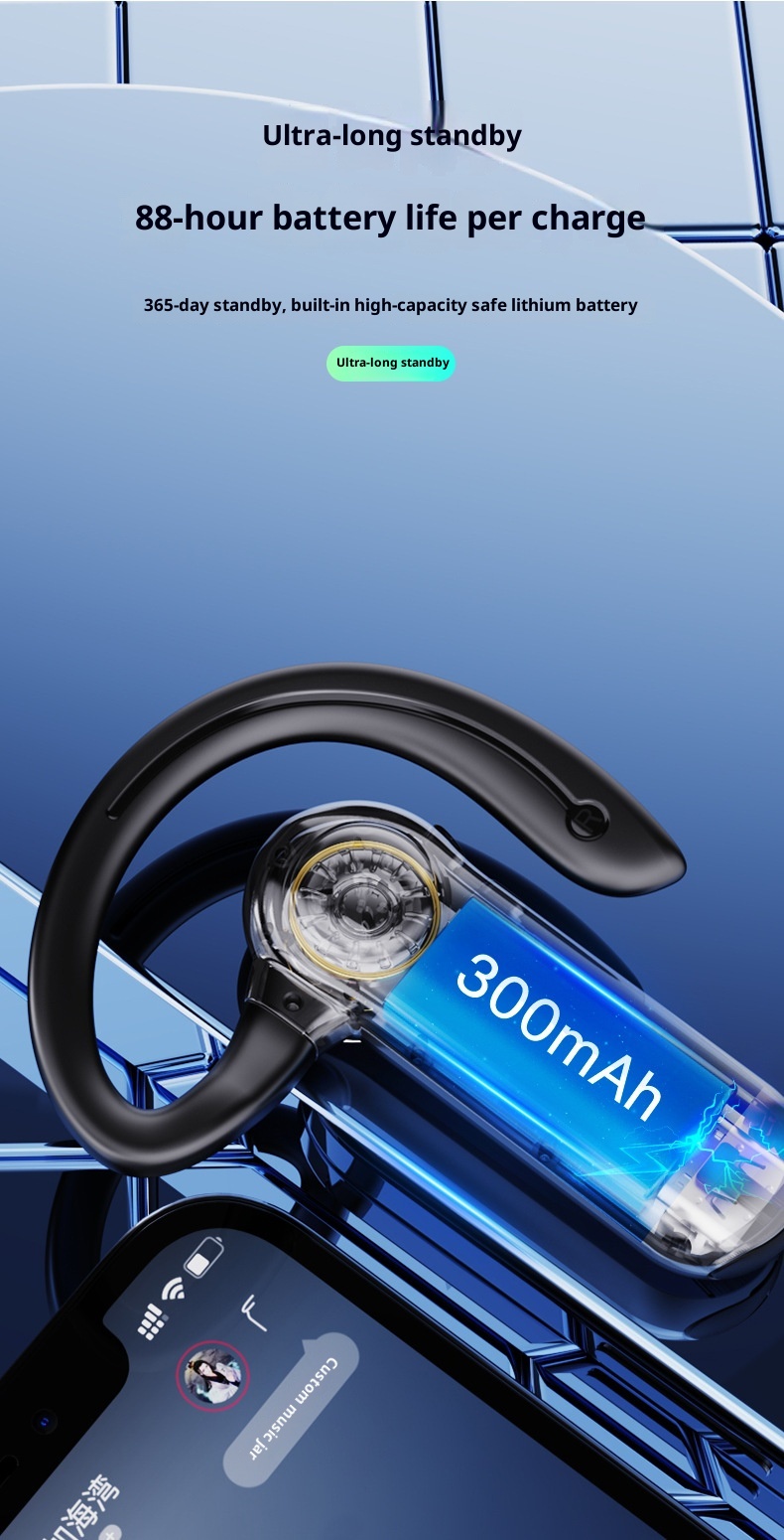 3c New OWS Bluetooth Headphones Bone Conduction Wireless Open Ear Running Noise Cancelling Stereo_voghion.com