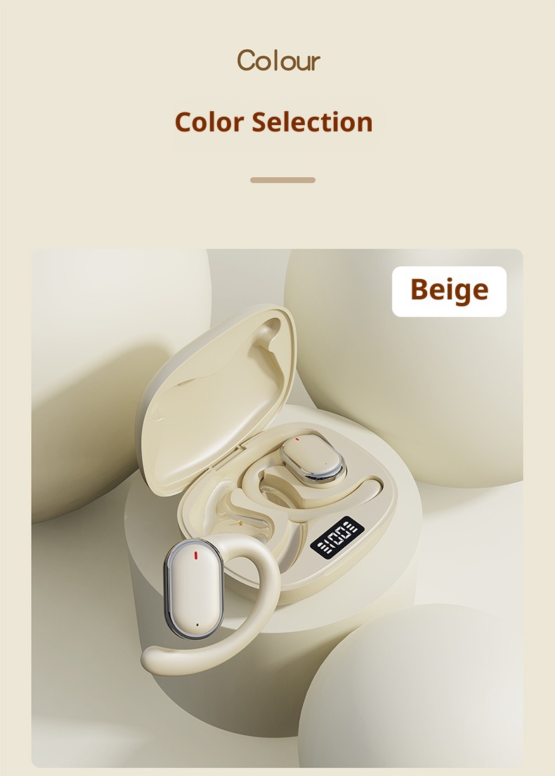 Écouteurs Bluetooth sans fil 3c Cross-Border X93, réduction de bruit, sans oreillette, grande autonomie, modèle OWS Private One_voghion.com