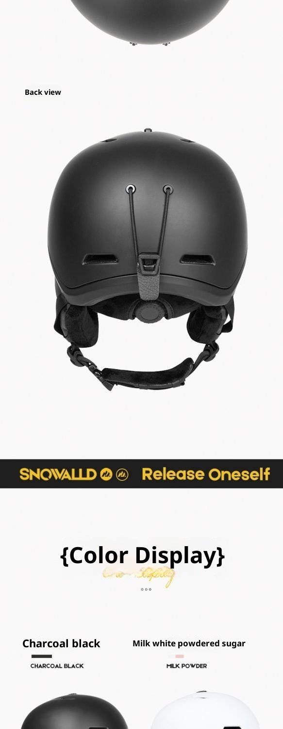 001 New Ski For Men Women, Adult Snow Helmet With Safety Certification, Anti-Collision And Anti-Fall Cap, Professional_voghion.com