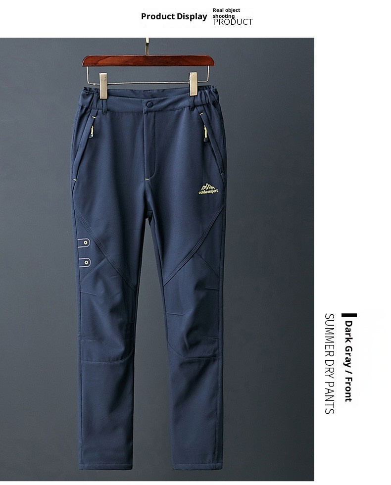 001 Zimowe, grube, polarowe spodnie typu softshell dla mężczyzn, outdoorowe, wiatroodporne, wodoodporne, ciepłe, sportowe, turystyczne, długie, producent_voghion.com