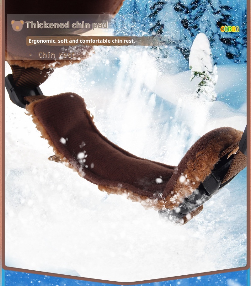 001 CORSA Cooler neuer Snowboard- und Skihelm für Mädchen und Kinder, Schutzausrüstung, warmer und sicherer Skihelm_voghion.com