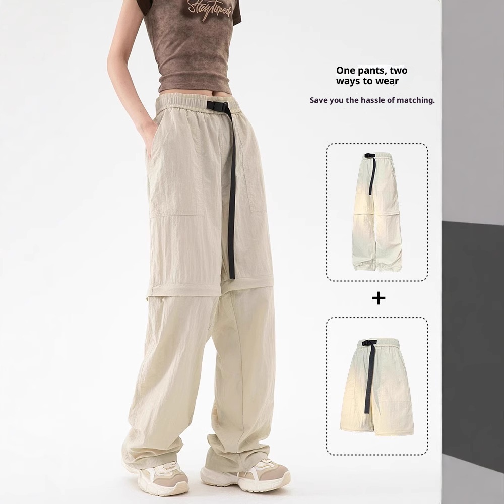 001 Dzięcioł Outdoor Softshell dla mężczyzn i kobiet, nowe, cienkie, letnie spodnie trekkingowe dla spadochroniarzy, lodowy jedwab_voghion.com