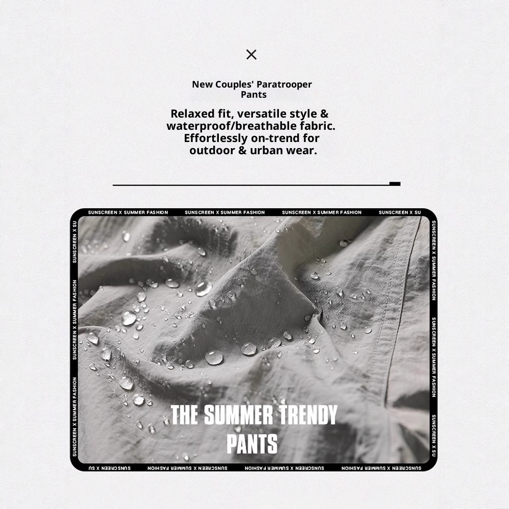 001 Woodpecker Softshell For Women And Men, Summer Thin Wide-Leg Cargo Pants, Casual Outdoor Sports Hiking Pants_voghion.com