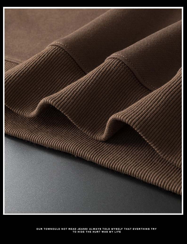 Felpa invernale imbottita con fodera in pile Anyang per uomo 2024, nuovo strato di base con scollo rotondo, calda e casual da uomo_voghion.com