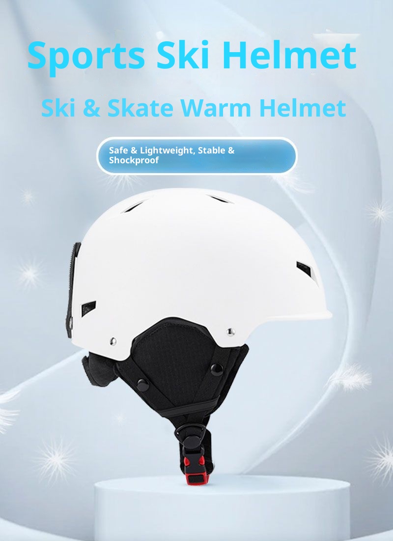 001 Herrenhelm Snowboarden/Skifahren, Professionelle Skiausrüstung, Schutzausrüstung für Damen, Warm und stoßfest, Neu_voghion.com