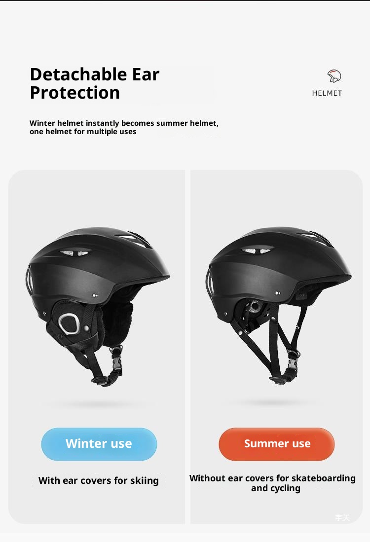 001 Yutian Snowboardhelm für Damen, Schneehelm für Herren, professionelle Kinder-Skibrille, integrierte Skimütze_voghion.com