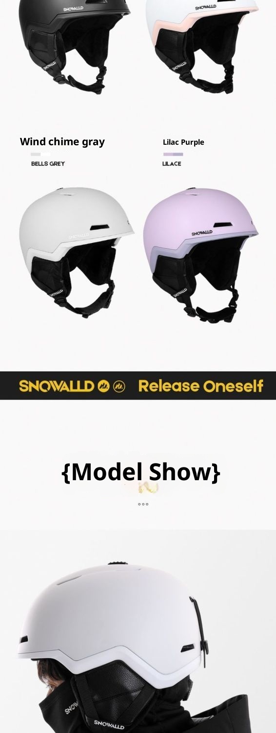 001 New Ski For Men Women, Adult Snow Helmet With Safety Certification, Anti-Collision And Anti-Fall Cap, Professional_voghion.com