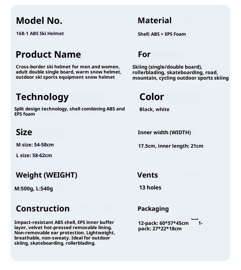 001 Professioneller Jugend-Longboard-Einzel- und Doppelboard-Helm für Erwachsene, Ski-Outdoor-Sportarten, Gehörschutz, warmer Helm_voghion.com