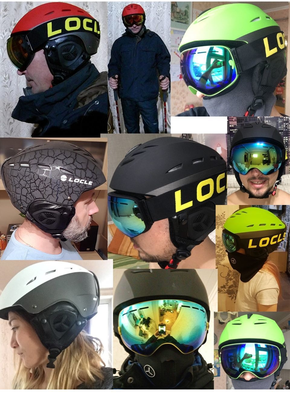 001 Neuer professioneller Ski- und Snowboardhelm für Erwachsene, Kinder und Jugendliche: Schutzausrüstung, warmer integrierter Schneehelm_voghion.com