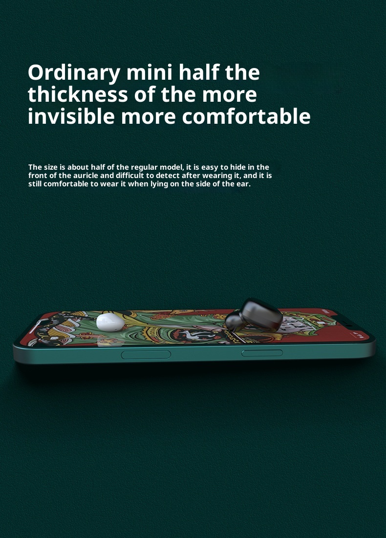 3c Grenzüberschreitender Direktverkauf ab Werk Por4SS Kleine Mini-Bluetooth-Kopfhörer Kompakt Kabellos Unsichtbar Zum Schlafen Tragen Nein_voghion.com