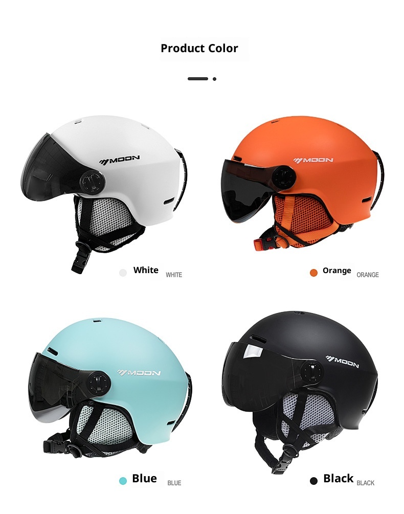 001 Ski Aziatische hoofdvorm beschermende uitrusting voor mannen en vrouwen harde helm anti-botsing met bril eendelig ontwerp_voghion.com