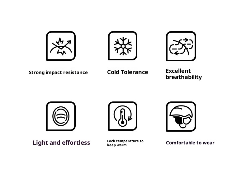 001 VECTOR Ski Anti-Collision Streamlined Split Protection Sports Outdoor Professional Snow Helmet Unisex_voghion.com