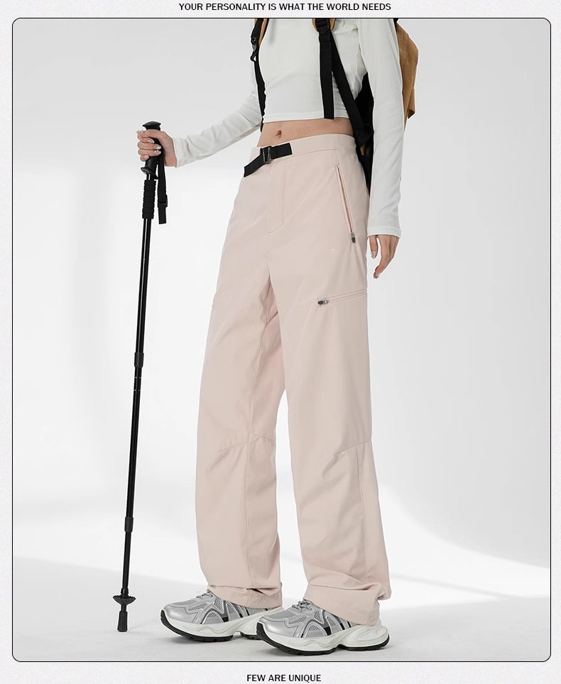 001 Calças de Trabalho Casuais Femininas Woodpecker Workwear, Novas para o Verão, Resistentes ao Vento e Impermeáveis, para Caminhadas, para Homens de Baixa Estatura_voghion.com