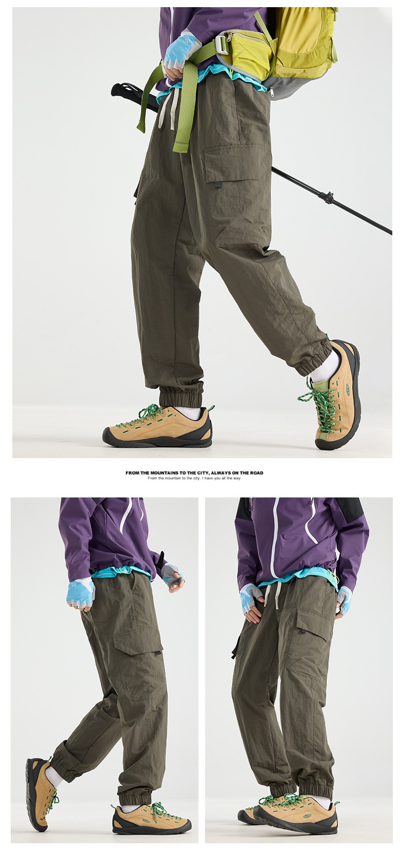 001 Kurtka softshellowa męska w stylu górskim, wiatroodporna, wodoodporna, taktyczna, duża kieszeń, damska, uniwersalna, luźna, swobodna, cargo_voghion.com