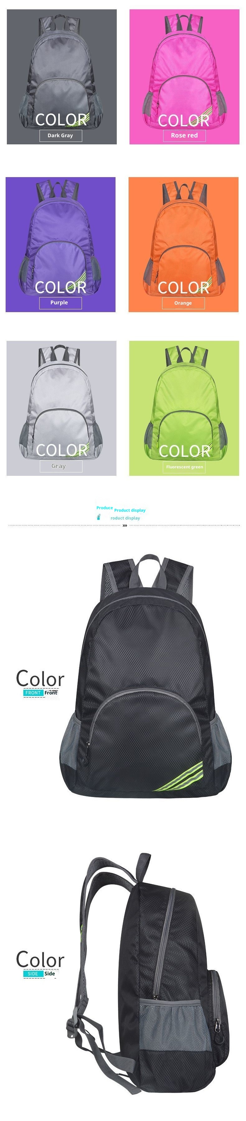 ActiveGo Water-Resistant Outdoor Ultra-Light Sports Men, Large Capacity Travel Backpack For Women, Mountaineering Bag, Foldable_voghion.com