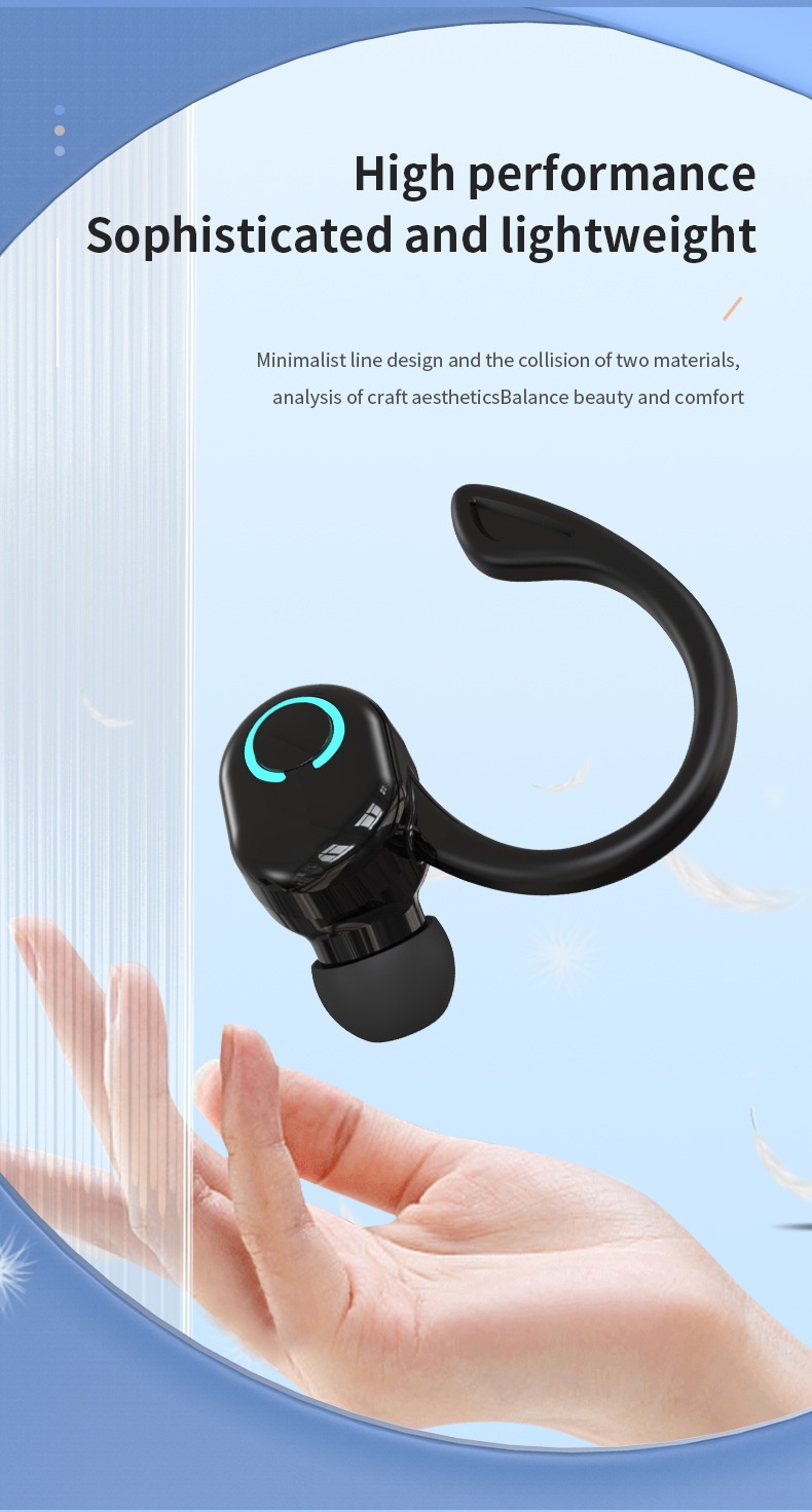 3c Hot-selling W6 Bluetooth Single Ear Hook Wireless Sports Earphone Cross-border Wholesale_voghion.com