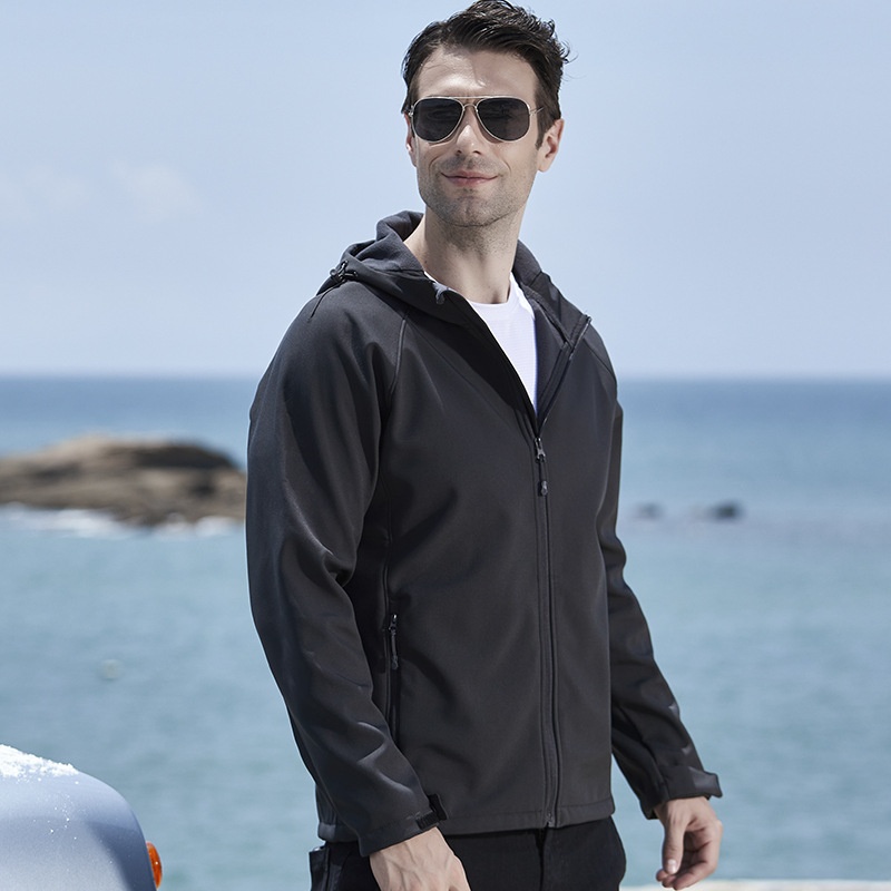 001 Zimowe, grube, polarowe spodnie typu softshell dla mężczyzn, outdoorowe, wiatroodporne, wodoodporne, ciepłe, sportowe, turystyczne, długie, producent_voghion.com