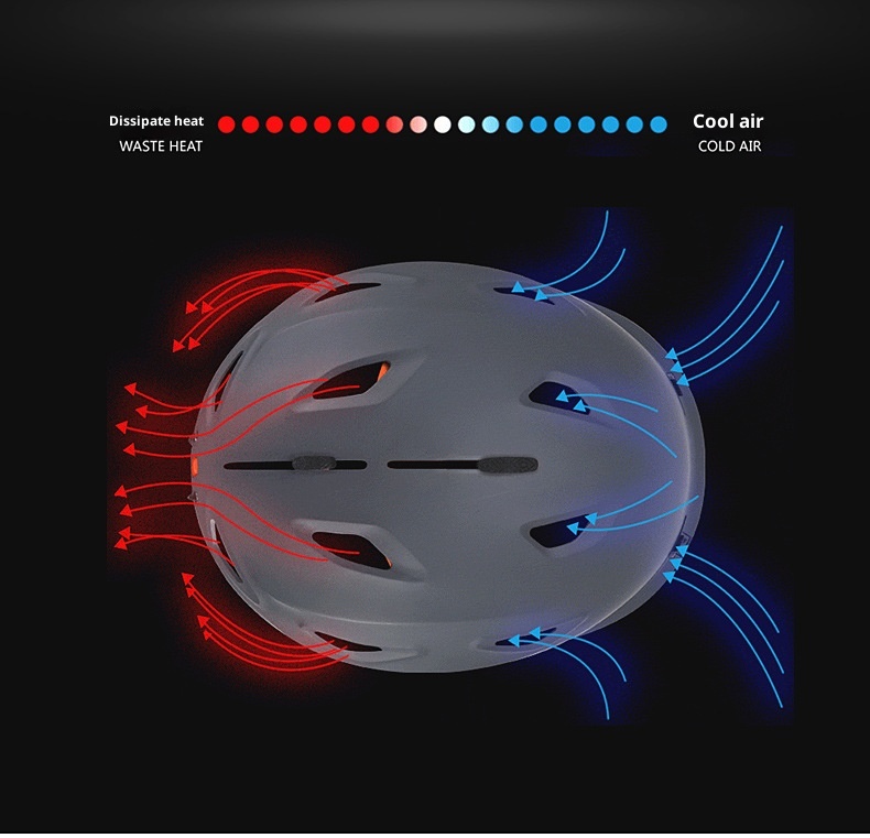 001 Spezial-Skihelm für Damen und Herren, integrierte professionelle Schutzausrüstung für Snowboarden und Skifahren, warm und_voghion.com