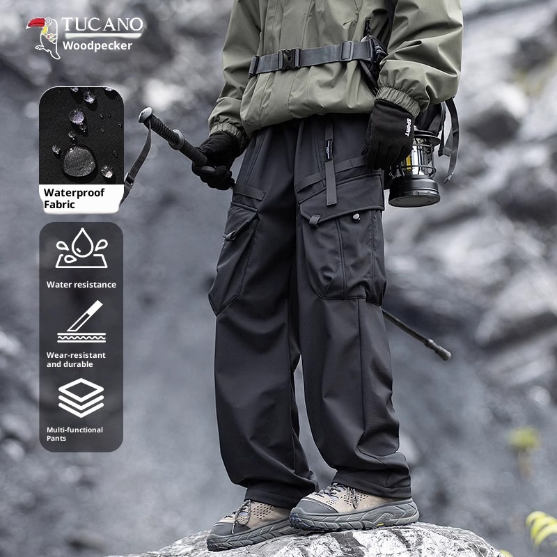 001 Woodpecker Tres Proof Zapatos Deportivos de Pierna Recta para Hombre, Primavera y Otoño, Estilo Paracaidista Americano, Montañismo Funcional_voghion.com