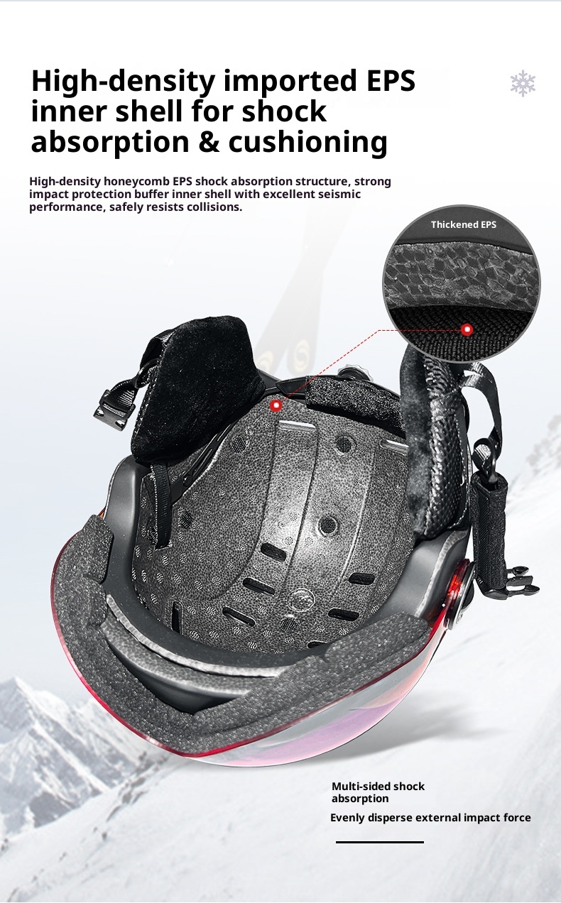 001 Moon Cross-Border E-Commerce Sicherheit mit Skibrille, einteiliger, geformter Unisex-Skihelm_voghion.com