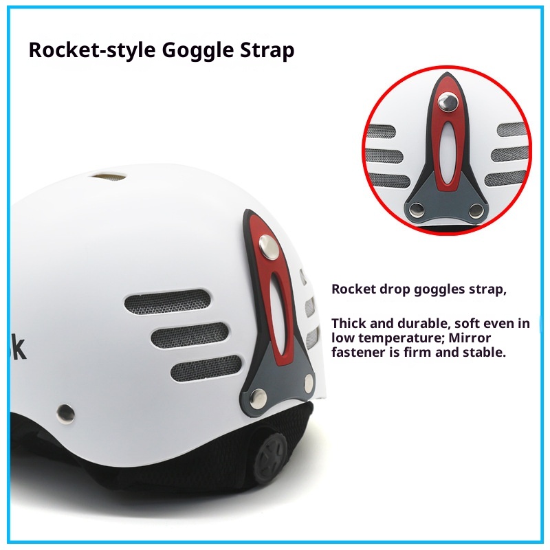 001 Passed European American Testing Certification Single Double Board Ski Helmet Ice Snow Sports Men And Women Adult Youth_voghion.com