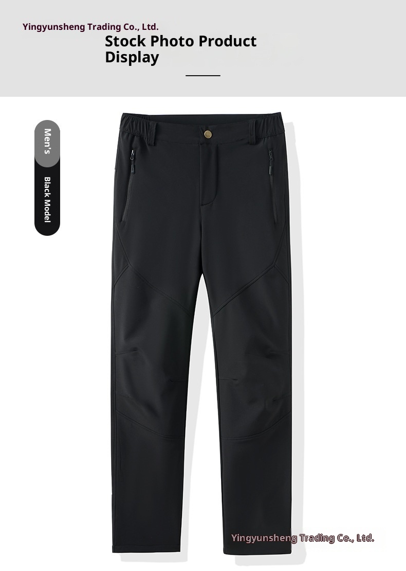 001 Autumn Winter Softshell For Men And Women, Water-Resistant, Windproof, Outdoor Fleece-Lined, Thickened, Soft Shell,_voghion.com