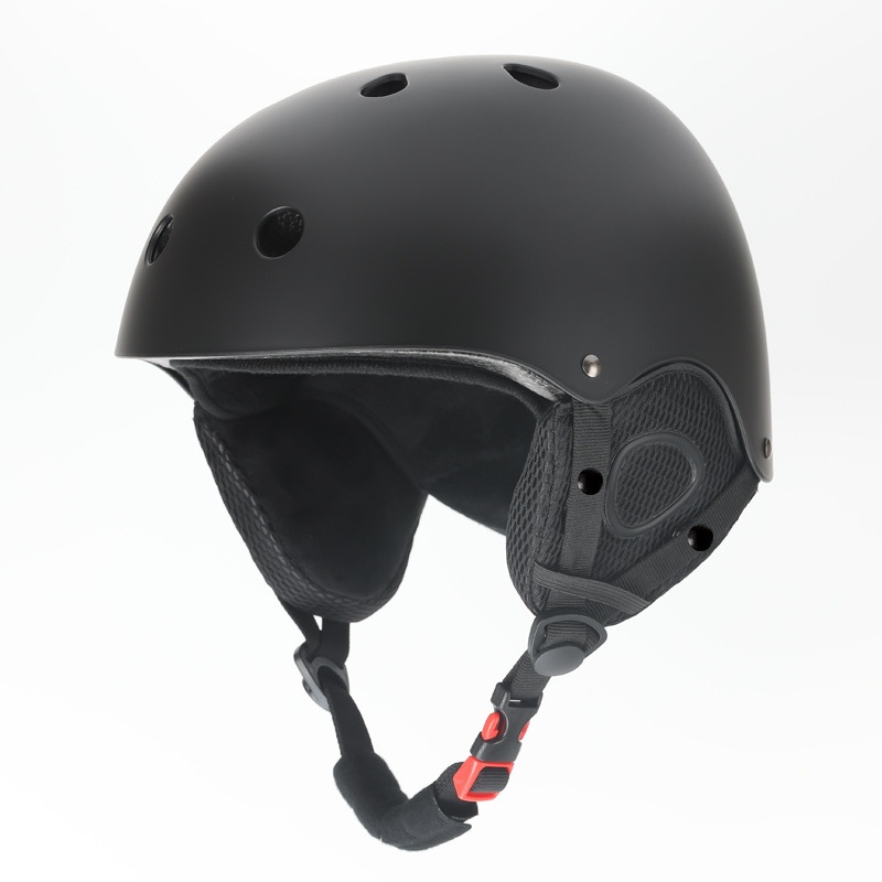 001 Professioneller, winddichter, warmer, stoßfester Skihelm für Damen und Herren mit Gehörschutz für Erwachsene und Kinder._voghion.com