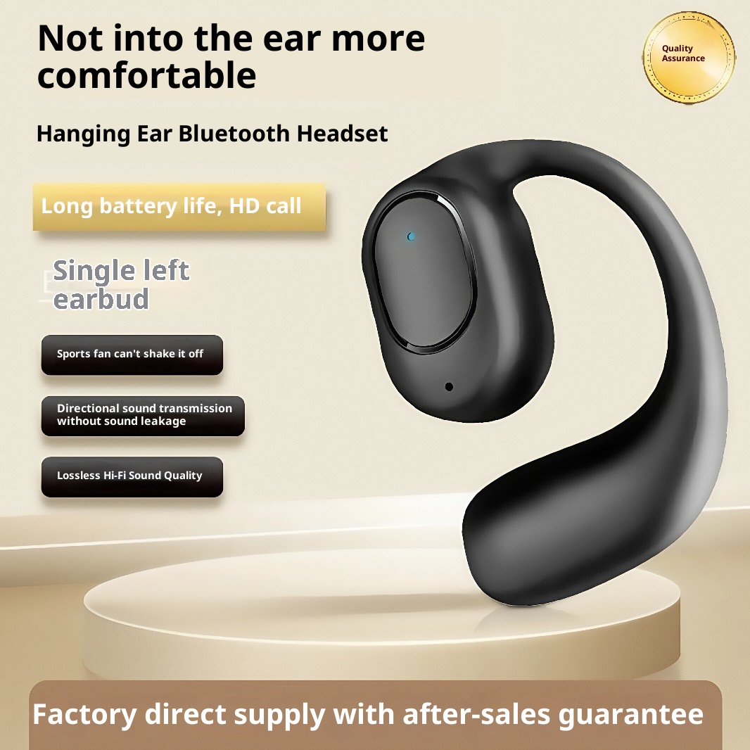Auricolari Bluetooth 3c OWS non in-ear con controllo touch, gancio singolo per l'orecchio, wireless, sport, commercio estero transfrontaliero, osso_voghion.com