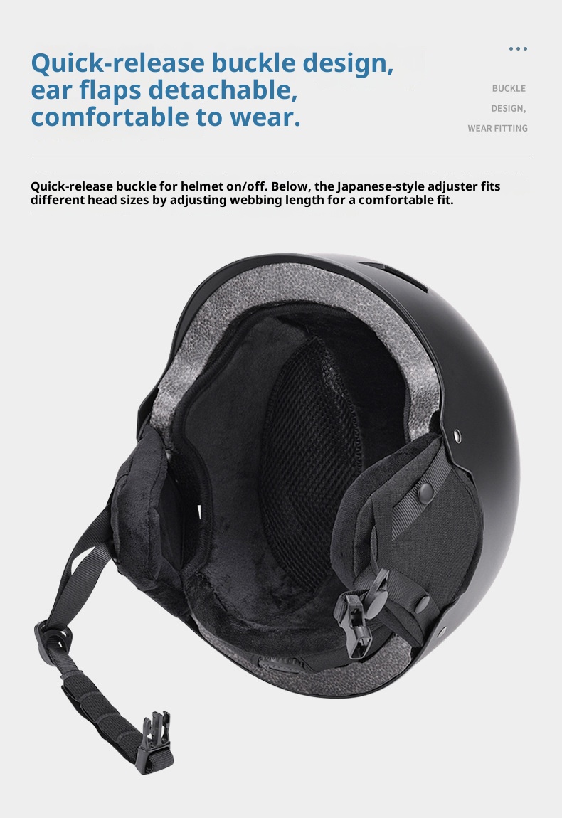 001 Zimowy kask narciarski unisex dla dorosłych, termiczny sprzęt do sportów na świeżym powietrzu, ochronna czapka bezpieczeństwa do jazdy na rolkach_voghion.com