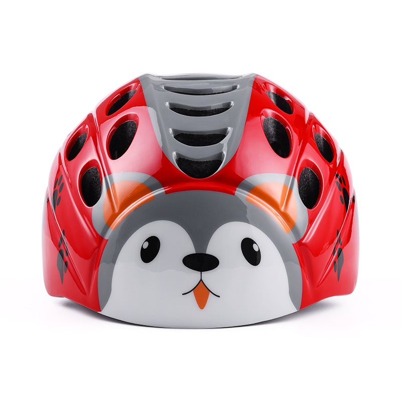 001 Casco da bicicletta monoblocco per bambini, skateboard, pattinaggio sul ghiaccio, sci, cartone animato_voghion.com