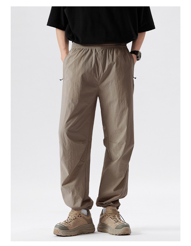 001 Summer Thin Soft Shell Tactical Paratrooper Hiking Long Outdoor Work Waterproof Windproof Pants_voghion.com