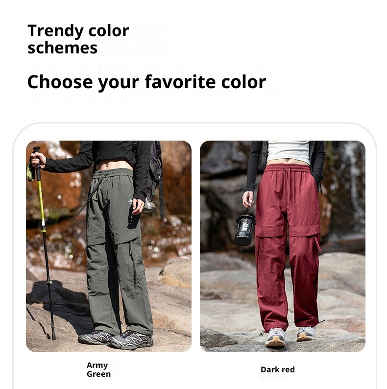 001 Purple Softshell For Women 2025 New Spring And Autumn Outdoor Windproof Hiking Petite Paratrooper Sports Cargo Pants_voghion.com