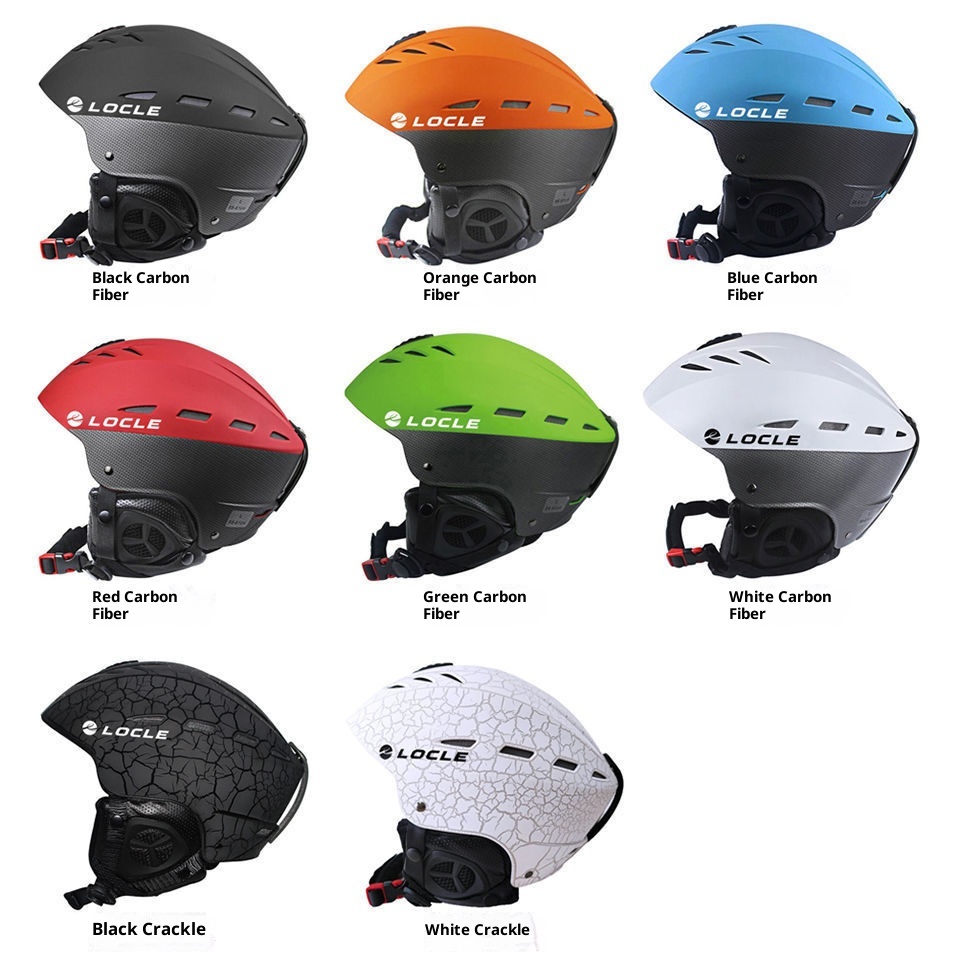 001 LOLE Sicherheits-Snowboardhelm für Erwachsene, Männer, Frauen und Kinder mit integriertem Antikollisionsschutz_voghion.com