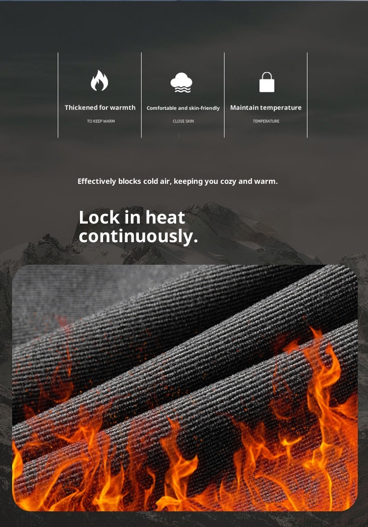 001 JHOD24 Spodnie turystyczne z podszewką z polaru, wiatroszczelne, wodoodporne, ciepłe, termiczne, rozciągliwe, proste, 3516_voghion.com