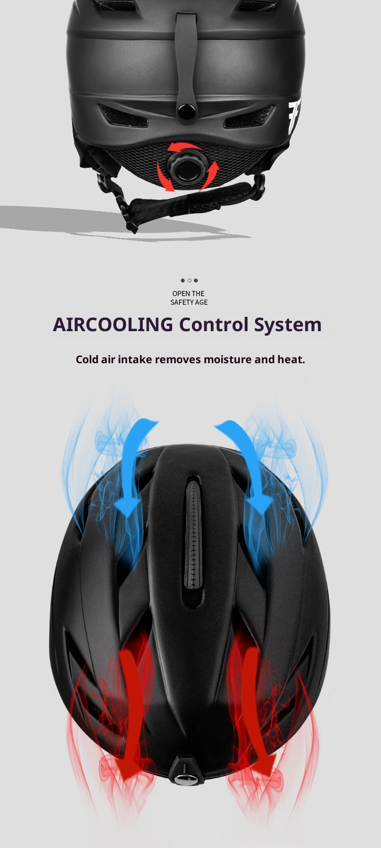 001 All-in-One Professional Ultra-Light Snowboard Snow Adjustable Thickened Ski Helmet Warm And Comfortable_voghion.com