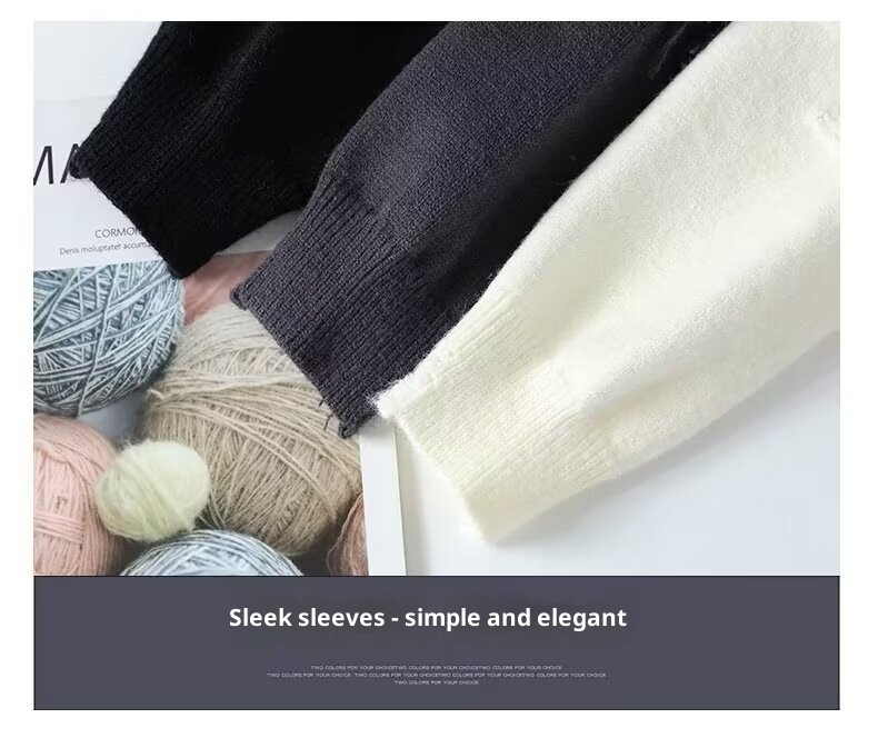 Maglione invernale da uomo alla moda, tinta unita, versatile, girocollo, manica lunga, strato di base spesso, stile giapponese, pigro_voghion.com