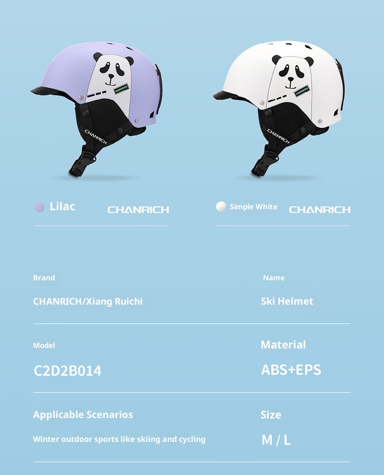 001 CHANRICH Neuer modischer Skihelm für Jugendliche, winddicht, warm, Unisex, Outdoor-Fahrausrüstung, Schutz_voghion.com