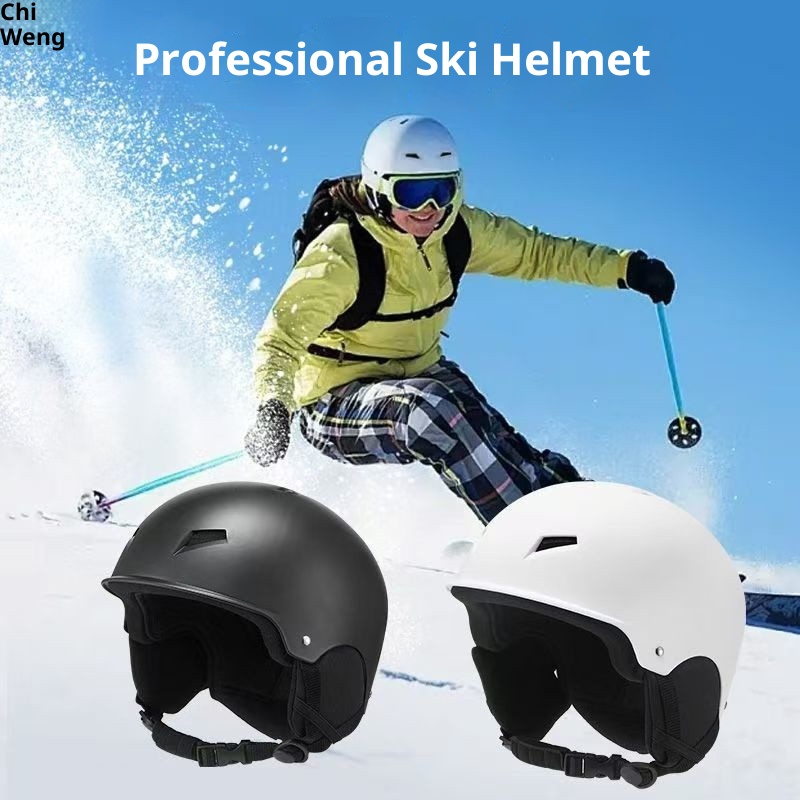 001 Verstellbarer warmer Outdoor-Sporthelm für Erwachsene, Kinder-Snowboard- und Skihelm_voghion.com