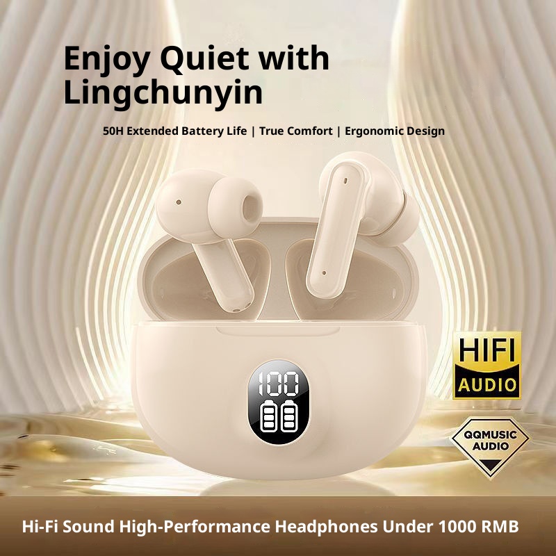 3c Domestic E-commerce 2025 New In-ear Wireless Sports Noise-cancelling Bluetooth Earphones High Sound Quality_voghion.com