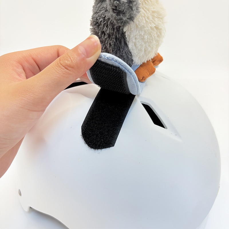 001 Hiskier Snowboard Penguin Ski Helmet Decoration Ears Cartoon Plush Cute Doll Motorcycle Paraglider_voghion.com